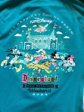 runDisney 2024 Disneyland Half Marathon Weekend Zip-Up Performance Jacket